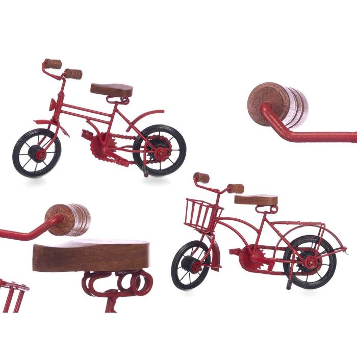 Bicicleta Pequeña Roja Giftdecor 28x17x10 cm - Hierro, Madera, Plástico (12 Unidades) Bicicleta Pequeña Roja Giftdecor 28x17x10 cm - Hierro, Madera, Plástico (12 Unidades)