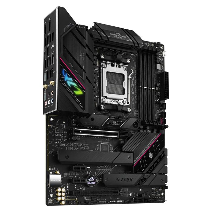 ASUS ROG STRIX B650E-F GAMING WiFi Placa Base Zócalo AM5 para AMD Ryzen 7 DDR5 ATX Wi-Fi 6E Bluetooth 5.2 4