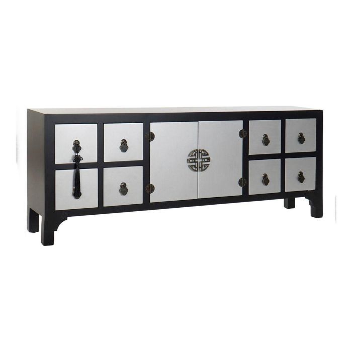 Mesa TV con Cajones DKD Home Decor Oriental Madera MDF (130 x 24 x 51 cm)