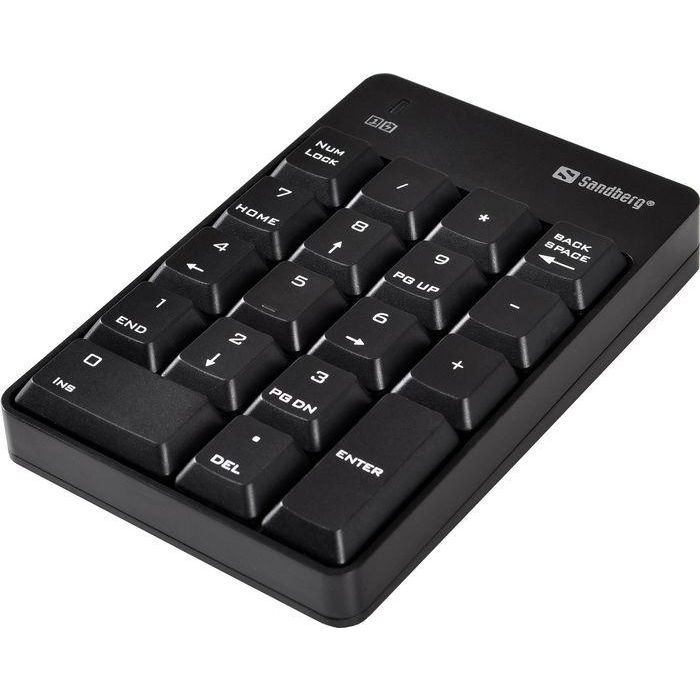 Sandberg Teclado Numérico Inalámbrico 2 con Receptor USB para Portátil, Sin Cables 0 Sandberg Teclado Numérico Inalámbrico 2 con Receptor USB para Portátil, Sin Cables 0