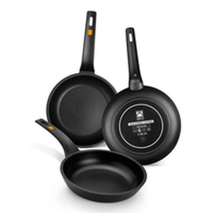 Sartén Wok BRA Sartén Efficient Negro Aluminio Ø 24 cm 15