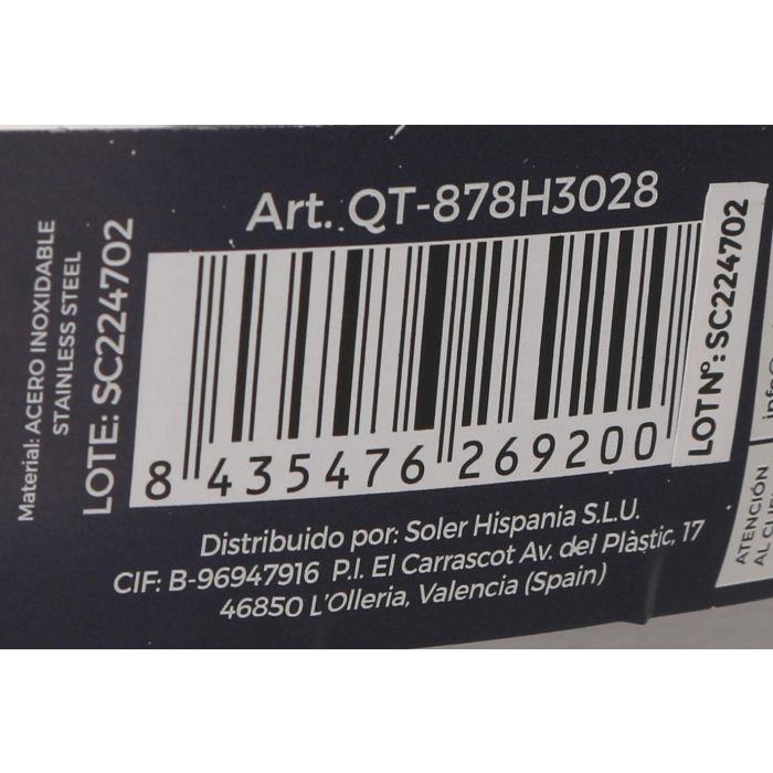 Cacerola baja con tapa acero inoxidable 28 cm 4.3L Quttin (2 Unidades) 3 Cacerola baja con tapa acero inoxidable 28 cm 4.3L Quttin (2 Unidades) 3