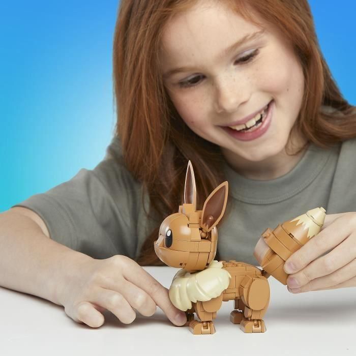 Mega Construx Hdl84 - Conjunto de Construcción Coleccionable Pokémon Eevee, Figura Armable con 228 Piezas y 10cm Altura para Niños +7 Años 2