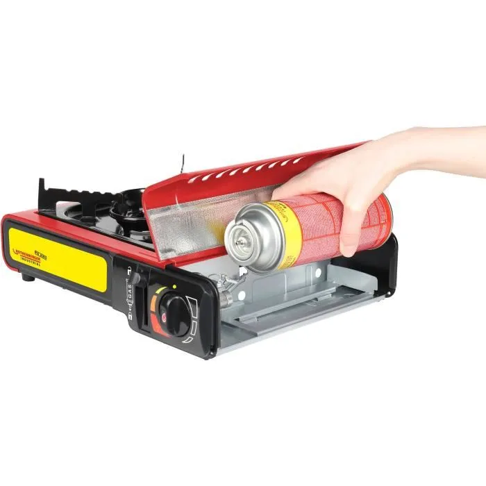 Rothenberger GOURMET RS 220 Estufa de gas 2000 W Roja y negra 1