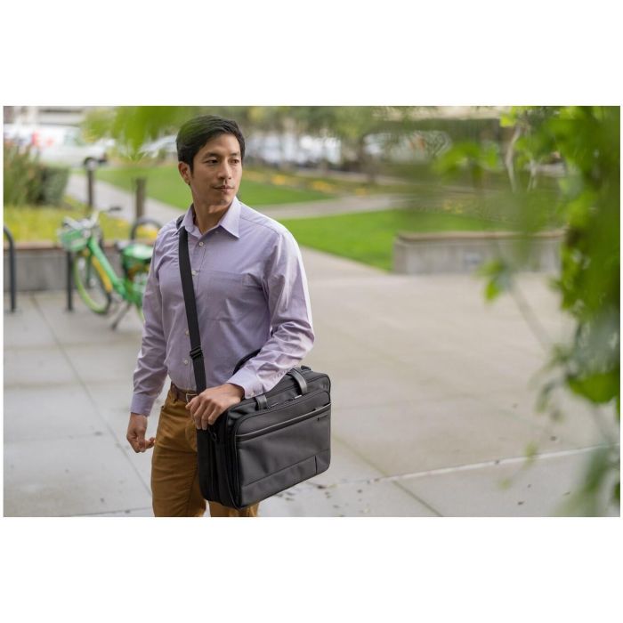 Kensington Contour 2.0 Business Maletín para Portátil 15.6 pulgadas Negro Ergonómico, con Bolsillo de Seguridad RFID y Cremallera Antipunzadas 8