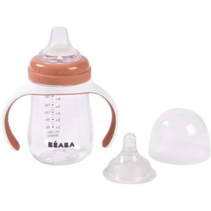 Vaso de Aprendizaje Béaba Naranja 210 ml 0 Vaso de Aprendizaje Béaba Naranja 210 ml 0