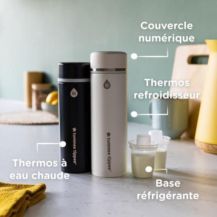 TOMMEE TIPPEE Kit de preparación de biberones GoPrep, 2 minutos, termo enfriador, temperatura en pantalla LED 1 TOMMEE TIPPEE Kit de preparación de biberones GoPrep, 2 minutos, termo enfriador, temperatura en pantalla LED 1