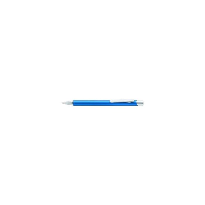 Staedtler 421 45-39 Bolígrafo Retráctil de Metal, Recarga Jumbo G2, Tinta Azul Indeleble, Punta Media 0.35 mm, Cuerpo Beige Azul Pacífico, Pack de 10