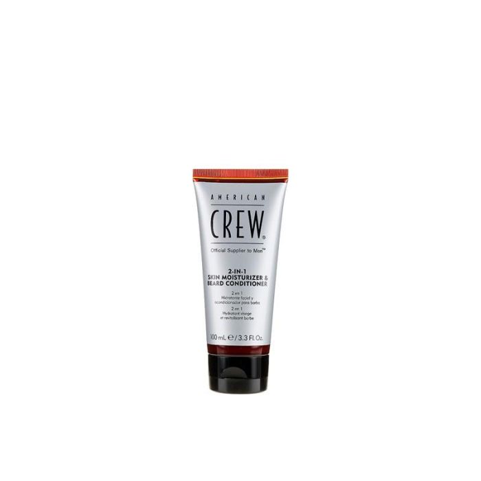 American Crew 2 IN 1 Skin Moisturizer & Beard Conditioner para Piel y Barba Corta Hombre 100 ml