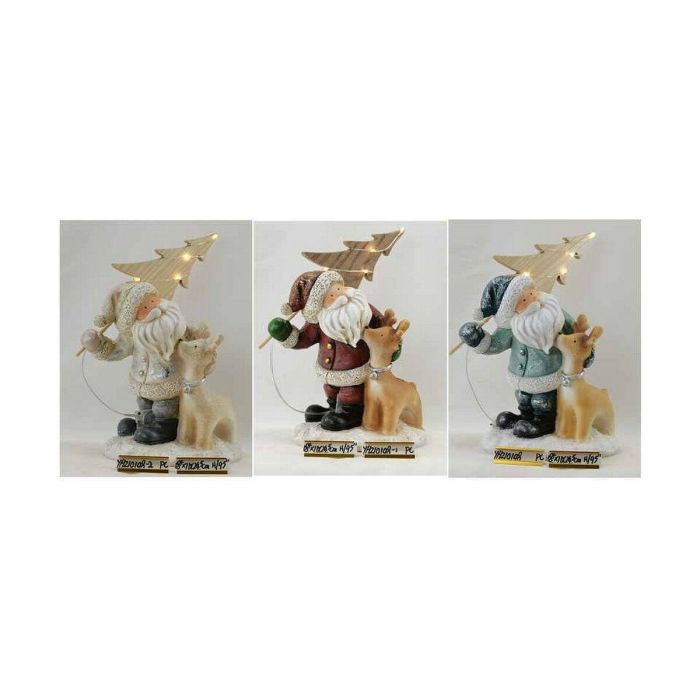 Figura Navidad Moderna DKD Home Decor Verde Gris 11 x 23.5 x 18 cm (3 Unidades) 1 Figura Navidad Moderna DKD Home Decor Verde Gris 11 x 23.5 x 18 cm (3 Unidades) 1