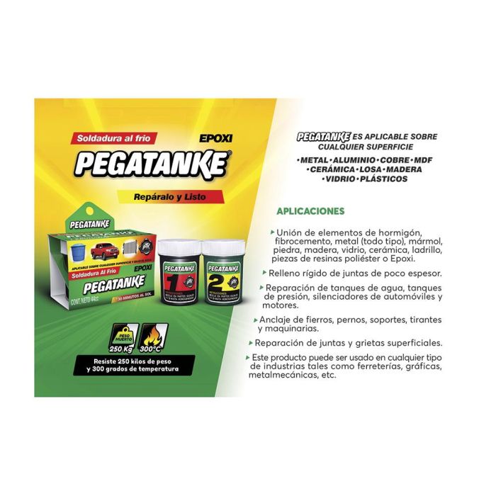 Pegatanke Epoxico clasico negro 44 ml 1