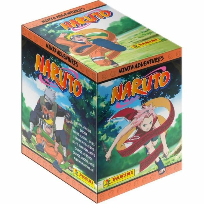 Caja de 36 bolsillos - PANINI - NARUTO - Las aventuras de un ninja - 180 pegatinas