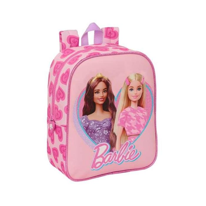 Mochila Infantil Barbie Love Rosa 22 x 27 x 10 cm