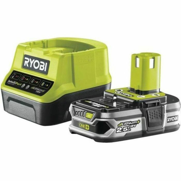 Ryobi Cargador Rápido 2.0A y Batería de Litio 18V 2.5Ah