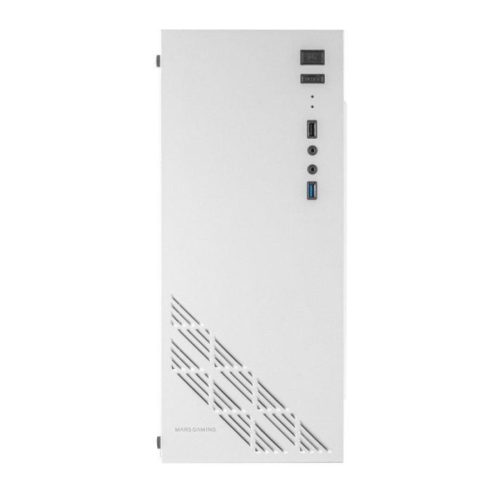 Mars Gaming MC100W Caja Gaming Semitorre Blanca con Ventana Acrílica, Flujo Aire CONVECT-COOL, Ventilador FRGB 1 Mars Gaming MC100W Caja Gaming Semitorre Blanca con Ventana Acrílica, Flujo Aire CONVECT-COOL, Ventilador FRGB 1