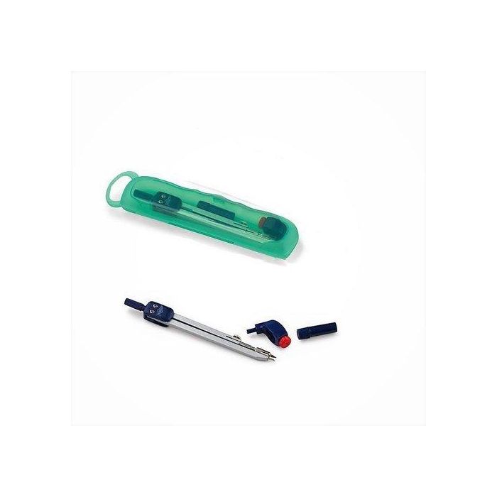 Faibo Compás 133 mm en estuche de plástico - Colores surtidos