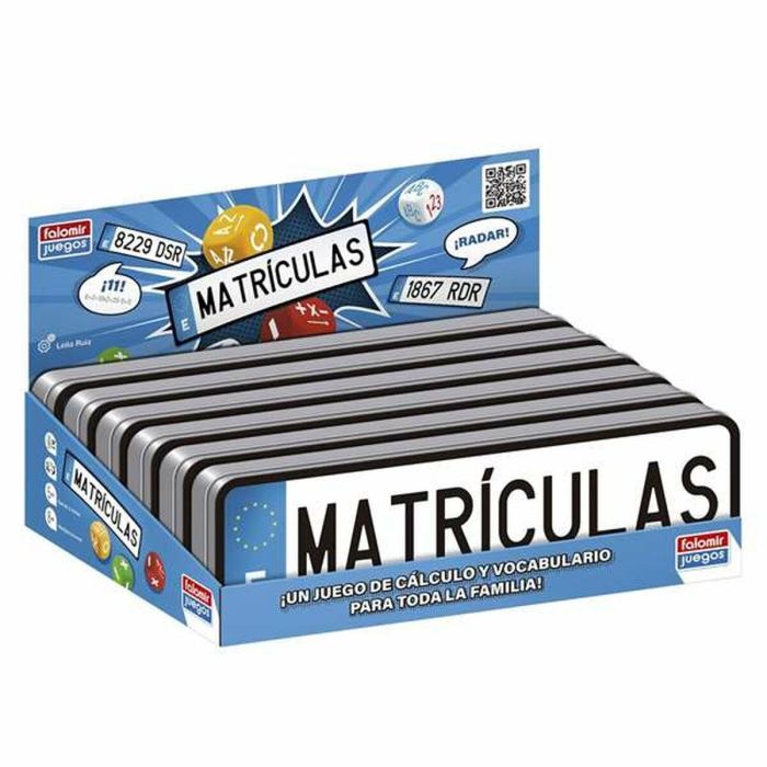 Juego Educativo Falomir Matriculas 2 Juego Educativo Falomir Matriculas 2