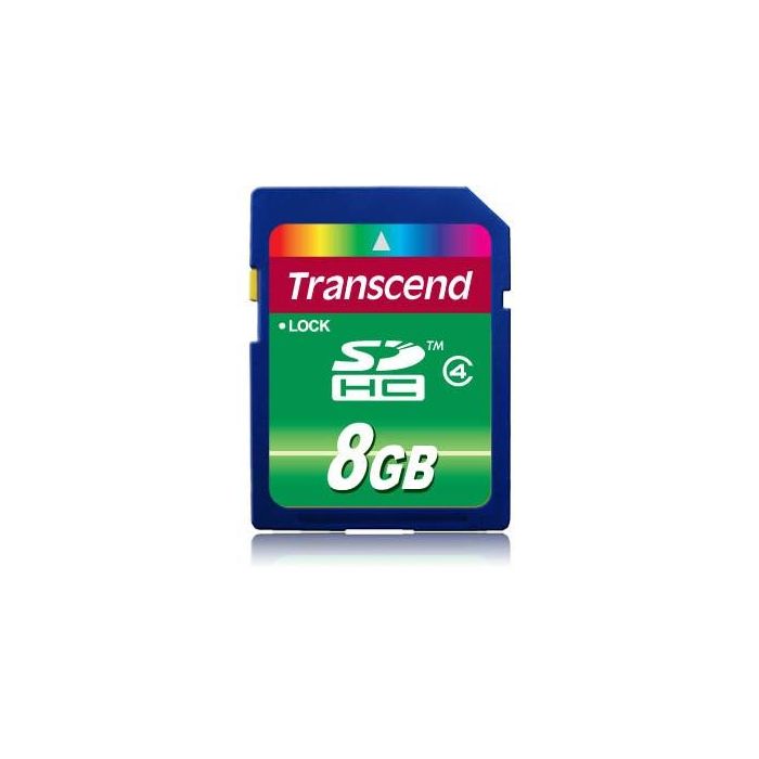 Transcend TS8GSDHC4 Tarjeta de Memoria SDHC de 8GB Clase 4