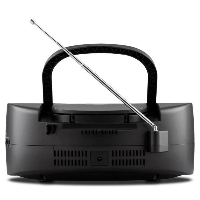 Radio CD K7 - MEDION - FM - 2x3W RMS - Negra 4 Radio CD K7 - MEDION - FM - 2x3W RMS - Negra 4