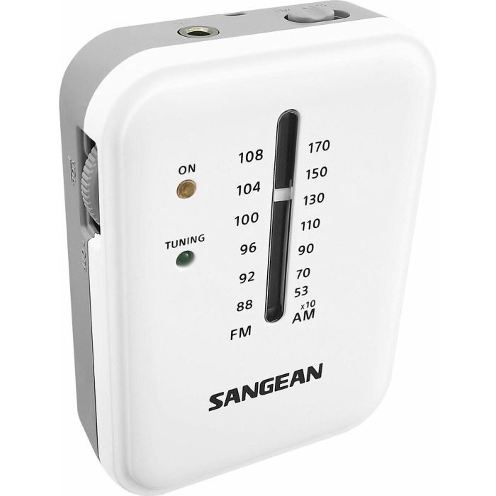 Radio Portátil Sangean SR-32 Blanco AM/FM 14 Radio Portátil Sangean SR-32 Blanco AM/FM 14