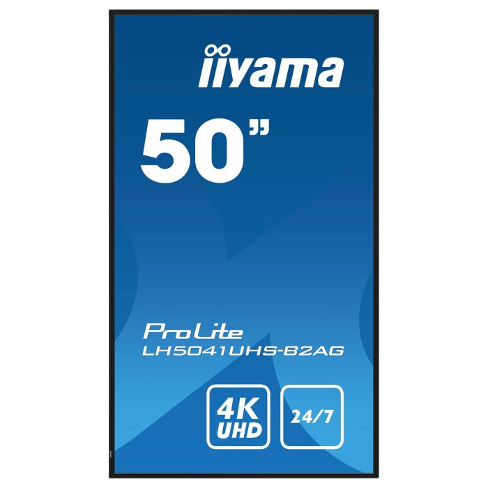 iiyama LH5041UHS-B2AG Pantalla LCD UHD 4K de 50 Pulgadas para Señalización Digital 24/7 10