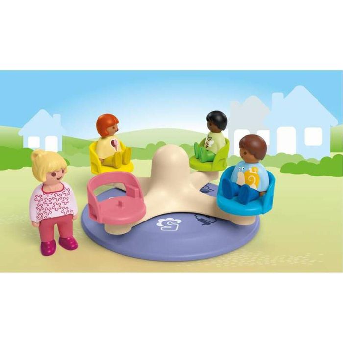 Playmobil Carrusel de Figuras Junior para Bebés y Niños. Incluye 1 figura Junior y 2 infantiles. Edad +1 año. 1 Playmobil Carrusel de Figuras Junior para Bebés y Niños. Incluye 1 figura Junior y 2 infantiles. Edad +1 año. 1