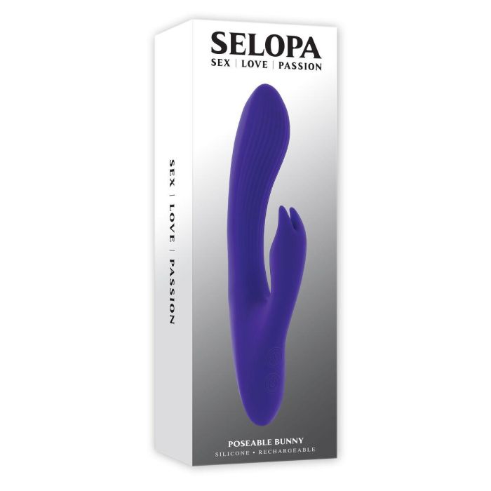 Vibrador Punto G Selopa Bunny Morado 1 Vibrador Punto G Selopa Bunny Morado 1