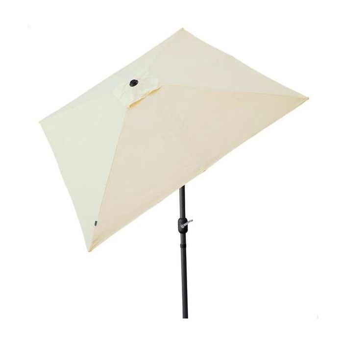 Sombrilla Aktive 270 x 259 x 270 cm Acero Aluminio Crema Sombrilla Aktive 270 x 259 x 270 cm Acero Aluminio Crema