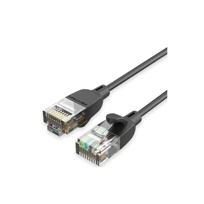 Cable de Red Rígido UTP Categoría 6 Vention IBJBK Negro 8 m Cable de Red Rígido UTP Categoría 6 Vention IBJBK Negro 8 m