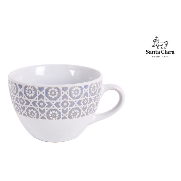 Alfares Æ #-24-Jumbo Taza 460 cc "Fez" Celeste Sta Clara (6 Unidades)
