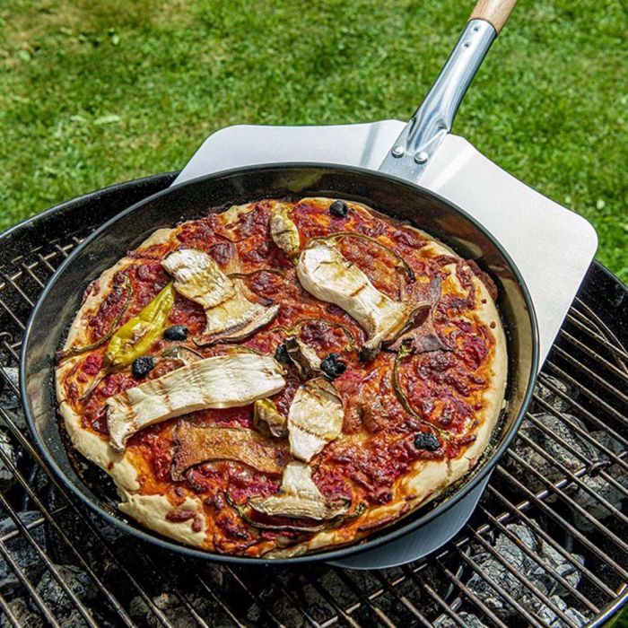 Fackelmann Profesional Pala para horno de pizza 90 cm, aluminio y madera, 30.6x90x3 cm 1 Fackelmann Profesional Pala para horno de pizza 90 cm, aluminio y madera, 30.6x90x3 cm 1