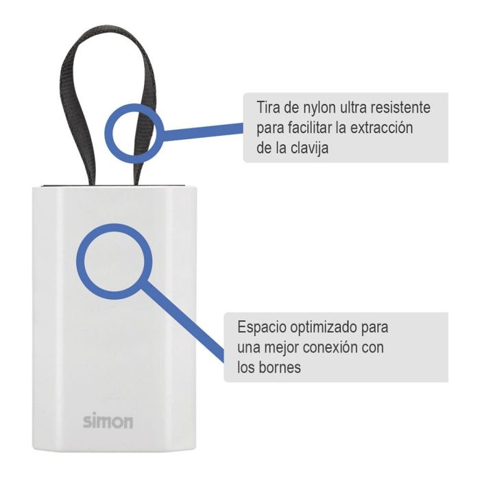 Base móvil 2p+tt schuko salida frontal 10 a 250 v~ facil extraccion blanca 3 Base móvil 2p+tt schuko salida frontal 10 a 250 v~ facil extraccion blanca 3