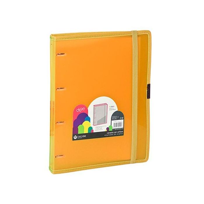Carchivo Carpeta Anillas 4x20 mm Carpeblock C-Recambio 100H A4 5x5 90 gr C-Goma C-Ribete Pp Dune Naranja Carchivo Carpeta Anillas 4x20 mm Carpeblock C-Recambio 100H A4 5x5 90 gr C-Goma C-Ribete Pp Dune Naranja