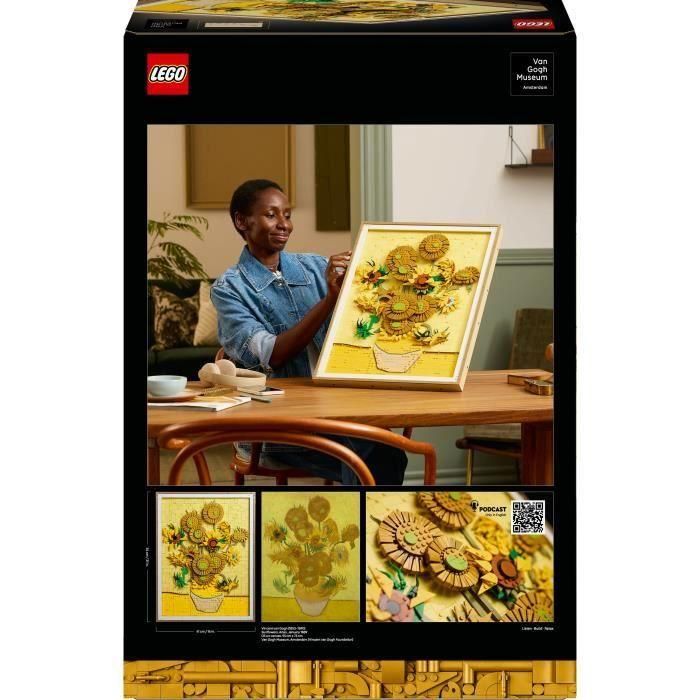 LEGO Art 31215 Vincent van Gogh Girasoles - Arte mural, Construcción para adultos 5 LEGO Art 31215 Vincent van Gogh Girasoles - Arte mural, Construcción para adultos 5