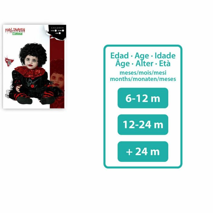 Disfraz para Bebés Payaso Sangriento 1