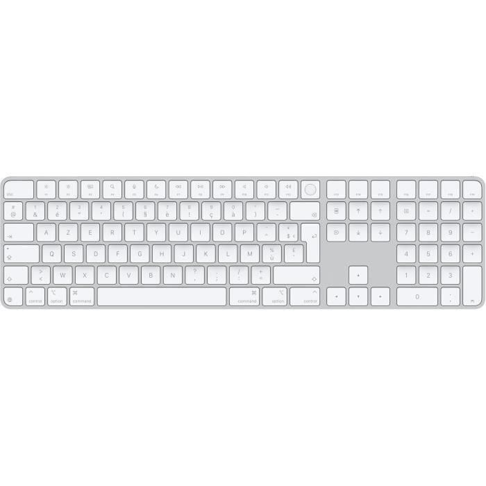 Teclado numérico Magic Keyboard Touch ID con Apple Silicon - FR - Teclas blancas