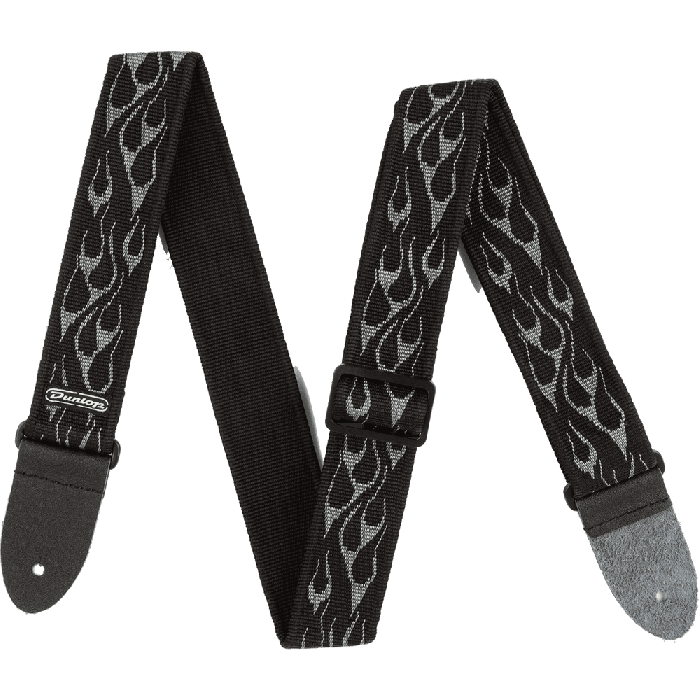 Dunlop Correa Guitarra/Bajo Jacquard Gris Flameado 1