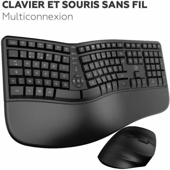 Mobility Lab C30W Conjunto de Teclado y Ratón Inalámbricos Ergonómicos Negro para Escritorio y Oficina 4 Mobility Lab C30W Conjunto de Teclado y Ratón Inalámbricos Ergonómicos Negro para Escritorio y Oficina 4