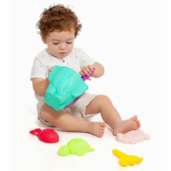 Molto Carro de Playa Plegable con Asa y Zona para Construir Arena, Incluye 6 Accesorios de Playa, Ideal para Niños 1+ Años 5 Molto Carro de Playa Plegable con Asa y Zona para Construir Arena, Incluye 6 Accesorios de Playa, Ideal para Niños 1+ Años 5