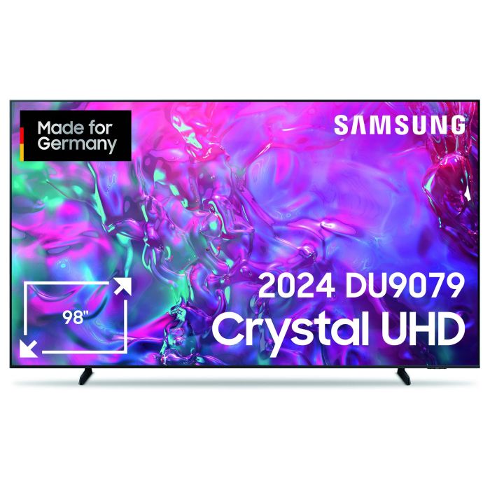 Samsung GU98DU9079U - Televisor 98" 4K Crystal UHD Smart TV, 100 Hz, HDR10+, Procesador con IA, Tizen OS, 3xHDMI, WLAN, Bluetooth, Negro 0 Samsung GU98DU9079U - Televisor 98" 4K Crystal UHD Smart TV, 100 Hz, HDR10+, Procesador con IA, Tizen OS, 3xHDMI, WLAN, Bluetooth, Negro 0