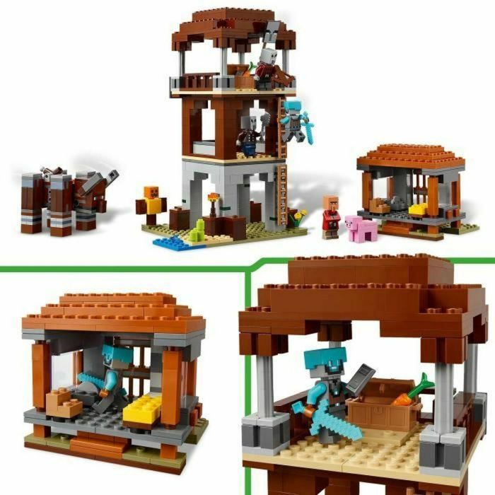 Lego Minecraft 21278 Puesto de Saqueadores y el Devastador - Juego para Niños de 9 Años en Adelante 3 Lego Minecraft 21278 Puesto de Saqueadores y el Devastador - Juego para Niños de 9 Años en Adelante 3