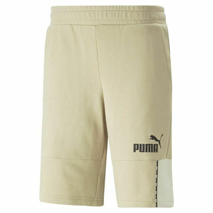 Pantalón Corto Deportivo Puma Essentials Block Tape Gris Blanco M 0 Pantalón Corto Deportivo Puma Essentials Block Tape Gris Blanco M 0