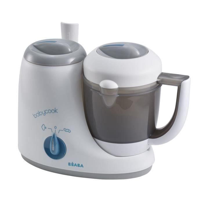 BEABA Procesador de comida para bebés 4 en 1 - Babycook Original gris / azul 1