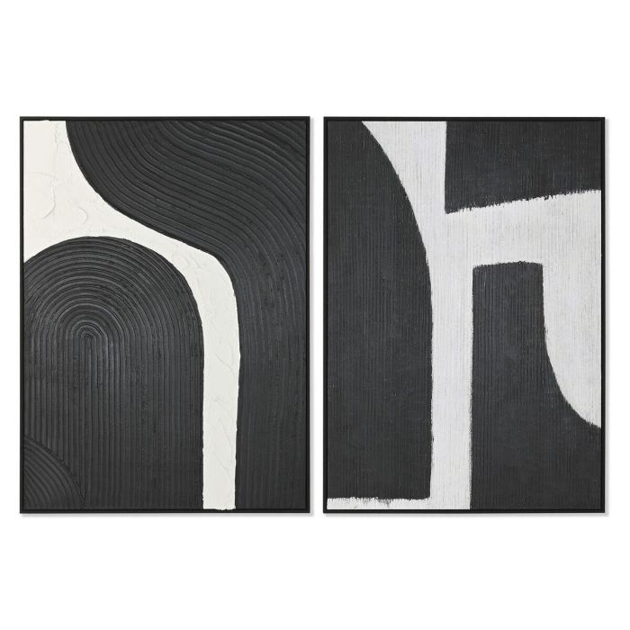 Cuadro Item Home DKD Home Decor Blanco Negro 4.3 x 143 x 103 cm (2 Unidades) Cuadro Item Home DKD Home Decor Blanco Negro 4.3 x 143 x 103 cm (2 Unidades)