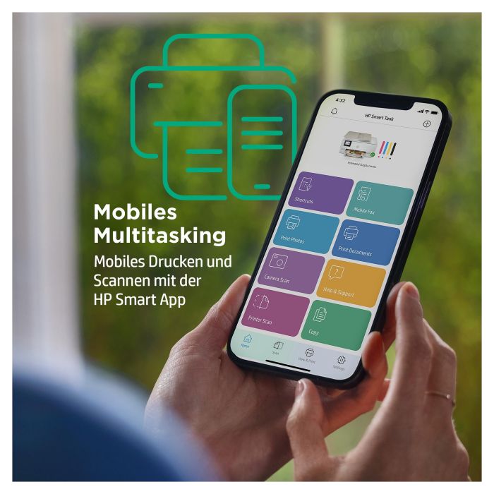 HP Envy 7920E Multifunción Inyección Color WiFi Imprime Escanea Copia Duplex 4