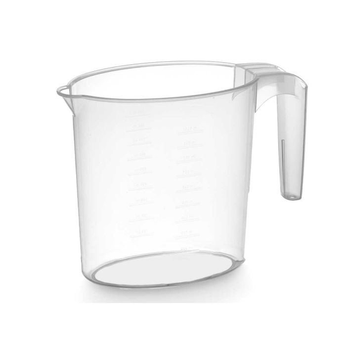 Jarra Medidora Transparente 1L Leknes 20X15CM (48 Unidades) 1 Jarra Medidora Transparente 1L Leknes 20X15CM (48 Unidades) 1