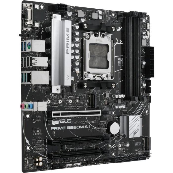Asus 90MB1EH0-M0EAYC Placa Base Prime B650M-A II-CSM Socket AM5 Micro ATX DDR5 PCIe 5.0 M.2 para AMD Ryzen 7000/8000 1