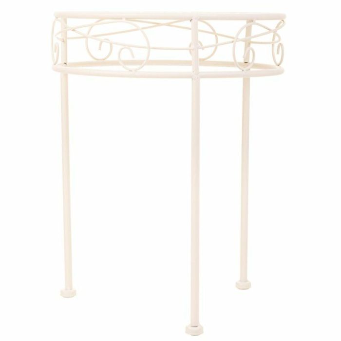 Soporte para Maceta Alexandra House Living Blanco Metal Hierro 30 x 120 x 30 cm 2