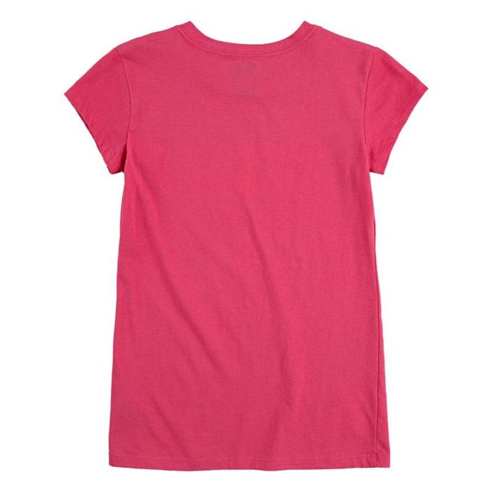Camiseta de Manga Corta Infantil Levi's Batwing Girl Pink 8-9 Años