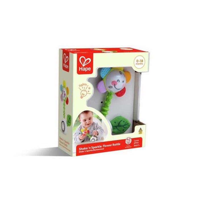 Sonajero-mordedor flor shake & sparkle rattle 0-18 m 1 Sonajero-mordedor flor shake & sparkle rattle 0-18 m 1
